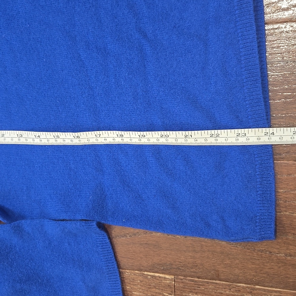 Charter Club Royal Blue 100% Cashmere Turtleneck Sweater, XL - Picture 7 of 7